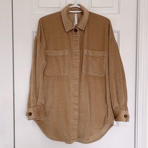 The Group Babaton by Aritzia Corduroy Shacket (size small)